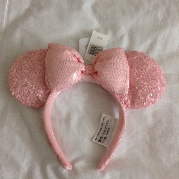 DISNEY PARK Adult Minnie Mouse Ears Headband 4 Pcs